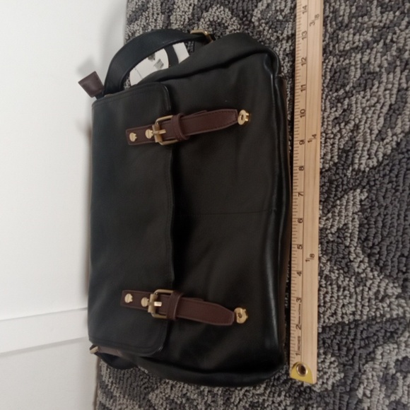 Republic Womens Vegan Leather Messanger Laptop Bag Womens - Picture 9 of 12